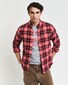 Gant Plaid Flanel Button-Down Overhemd Ruby Red