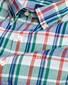Gant Plaid Oxford Overhemd Bladgroen