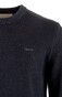 Gant Plated Two Toned Cotton C-Neck Pullover Navy