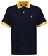 Gant Popcorn Texture Piqué Short Sleeve Polo Avond Blauw