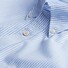 Gant Popeline Striped Fitted Banker Shirt Overhemd Licht Blauw