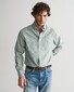 Gant Poplin Banker Stripe Button Down Overhemd Deep Forest Green