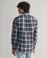 Gant Poplin Check Button Down Overhemd Classic Blue