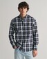 Gant Poplin Check Button Down Overhemd Classic Blue