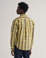 Gant Poplin Check Button Down Shirt Parchment Yellow