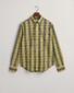Gant Poplin Check Button Down Shirt Parchment Yellow