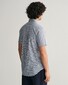 Gant Poplin Microcheck Short Sleeve Overhemd Dove Blue