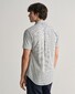 Gant Poplin Microcheck Short Sleeve Overhemd Milky Matcha