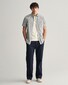 Gant Poplin Microcheck Short Sleeve Shirt Milky Matcha