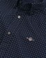 Gant Poplin Mini Stripes Pattern Button Down Shirt Marine