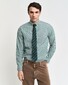 Gant Poplin Stripe Button Down Overhemd Deep Forest Green