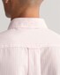 Gant Poplin Stripe Button Down Overhemd Zacht Roze