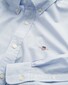 Gant Poplin Uni Slim Button Down Subtle GANT Shield Embroidery Overhemd Licht Blauw