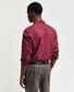 Gant Poplin Uni Slim Button Down Subtle GANT Shield Embroidery Overhemd Wijnrood