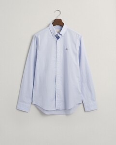 Gant Poplin Uni Slim Button Down Subtle GANT Shield Embroidery Shirt Light Blue