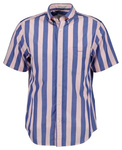 Gant Poplin Wide Stripe Button Down Overhemd Blushing Pink