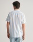 Gant Poplin Wide Stripe Button Down Overhemd Capri Blue