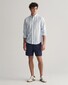 Gant Poplin Wide Stripe Classic Button Down Overhemd Capri Blue