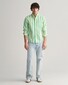 Gant Poplin Wide Stripe Classic Button Down Overhemd Lagoon Blue