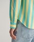 Gant Poplin Wide Stripe Classic Button Down Overhemd Lagoon Blue