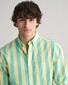 Gant Poplin Wide Stripe Classic Button Down Overhemd Lagoon Blue