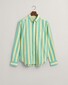 Gant Poplin Wide Stripe Classic Button Down Shirt Lagoon Blue