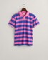 Gant Premium Cotton Heavy Washed Stripe Poloshirt Clear Pink