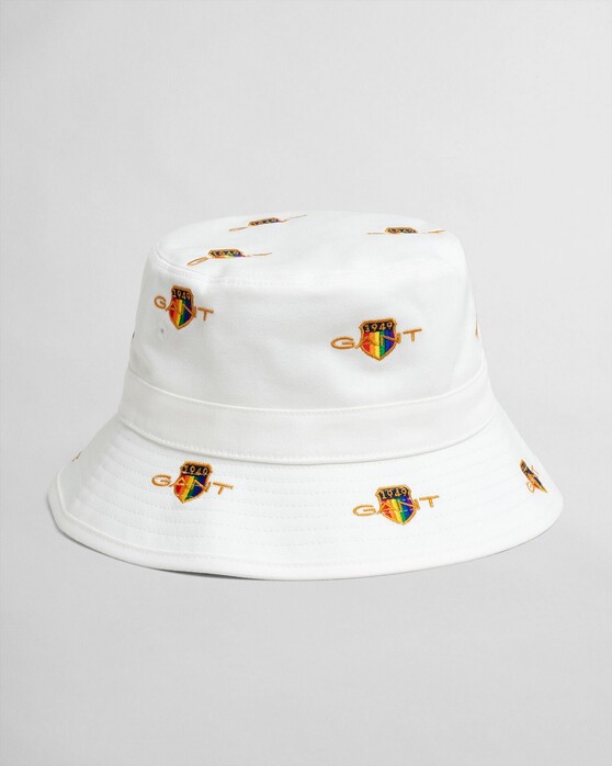 Gant Pride Bucket Hat Cap Eggshell