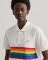 Gant Pride Piqué Short Sleeve Rugger Poloshirt Eggshell