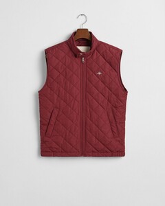 Gant Quilted Windcheater Bodywarmer Body-Warmer Wijnrood