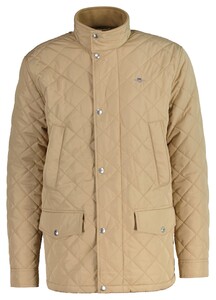 Gant Quilted Windcheater Mid-Length Jacket Dark Khaki