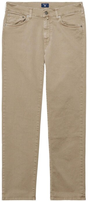 Gant Regular Straight Desert Jeans Midden Bruin