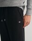 Gant Regular Sweatpants Ribbed Waistband Jogging Pants Black