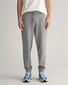 Gant Regular Sweatpants Ribbed Waistband Jogging Pants Grey Melange
