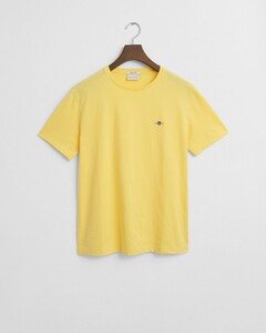 Gant Regular Uni Fine Shield Embroidery T-Shirt Banana Yellow