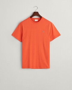 Gant Regular Uni Fine Shield Embroidery T-Shirt Burnt Orange