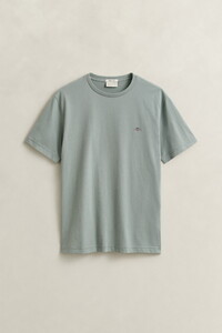 Gant Regular Uni Fine Shield Embroidery T-Shirt Ceramic Grey