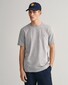Gant Regular Uni Fine Shield Embroidery T-Shirt Grey Melange