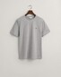 Gant Regular Uni Fine Shield Embroidery T-Shirt Grijs Melange