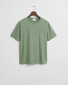 Gant Regular Uni Fine Shield Embroidery T-Shirt Kalamata Green