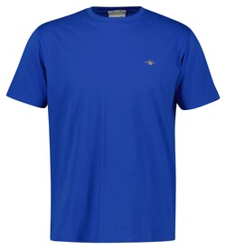 Gant Regular Uni Fine Shield Embroidery T-Shirt Lapis Blue