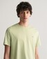 Gant Regular Uni Fine Shield Embroidery T-Shirt Milky Matcha