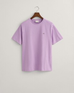 Gant Regular Uni Fine Shield Embroidery T-Shirt Orchid Lilac