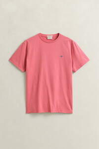 Gant Regular Uni Fine Shield Embroidery T-Shirt Rose Pink