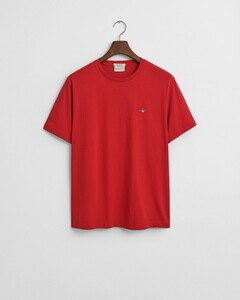 Gant Regular Uni Fine Shield Embroidery T-Shirt Ruby Red