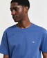 Gant Regular Uni Fine Shield Embroidery T-Shirt Vintage Blue