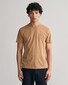 Gant Regular Uni Fine Shield Embroidery T-Shirt Warm Khaki