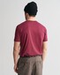 Gant Regular Uni Fine Shield Embroidery T-Shirt Wijnrood