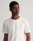 Gant Regular Uni Fine Shield Embroidery T-Shirt Wit