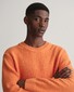 Gant Relaxed Bouclé Knit Crew Neck Sweater Trui Pumpkin Orange